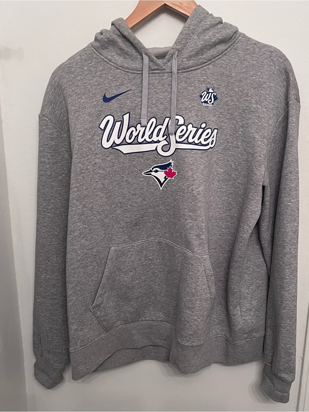 Blue Jays World Series 2025 Nike Gray Pullover Hoodie